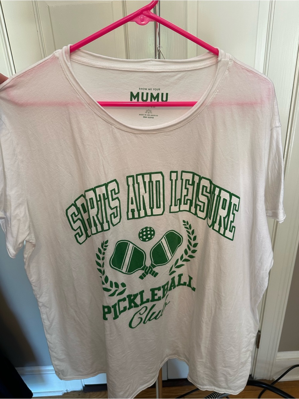 Show Me Your MuMu White Pickleball Tee